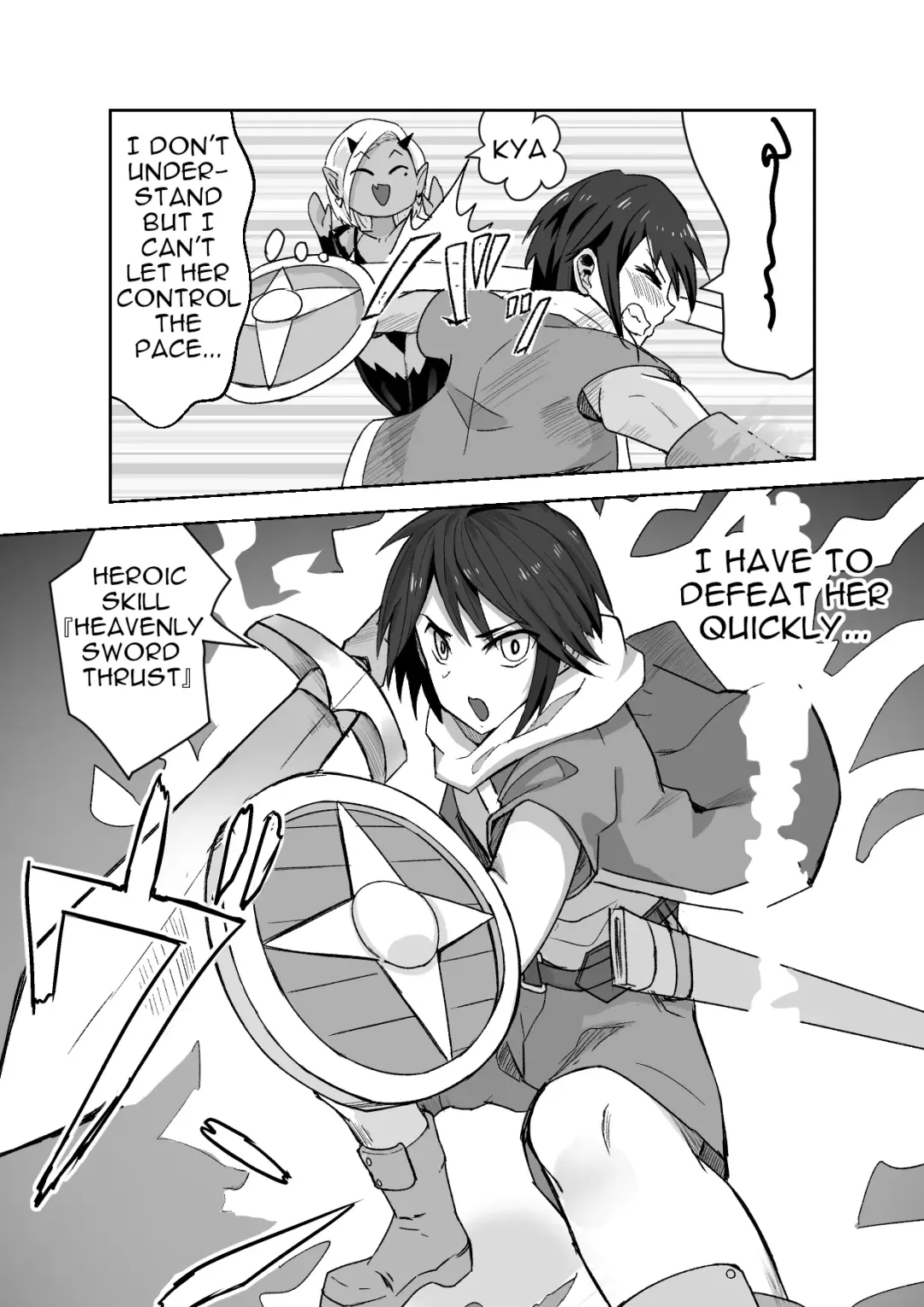 [Aibiki Mabo] Succubus ni Haiboku Shite Chitchana Teisobi o Tsukerarechau Ohanashi | Story about Losing to a Succubus and Made to Wear Small Chastity Belt Fhentai - Page 4