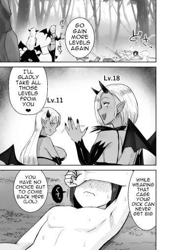 [Aibiki Mabo] Succubus ni Haiboku Shite Chitchana Teisobi o Tsukerarechau Ohanashi | Story about Losing to a Succubus and Made to Wear Small Chastity Belt Fhentai - Page 16