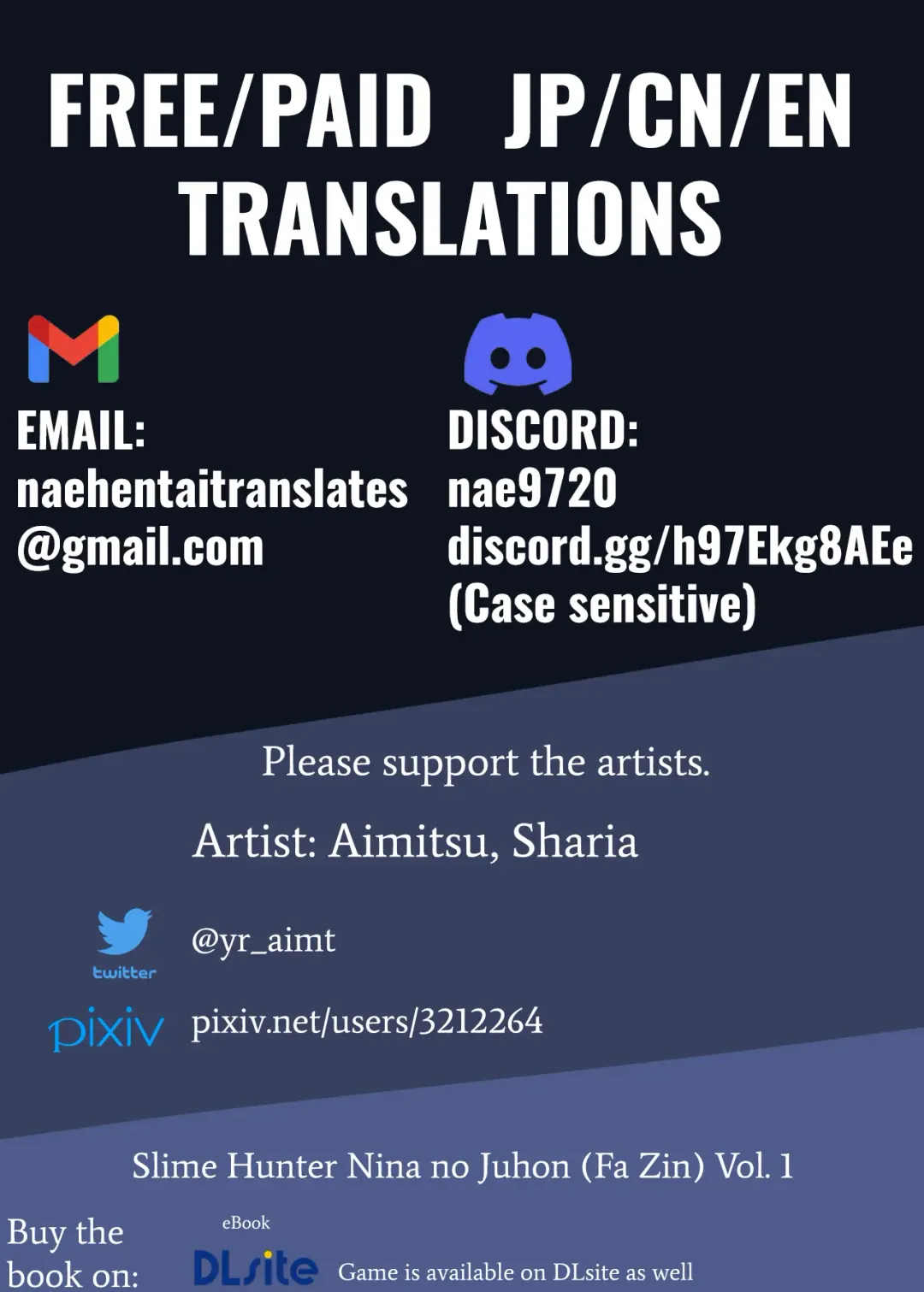 [Aimitsu] Slime Hunter Nina no Juhon (Fa Zin) Vol.1 | Slime Hunter Nina's Cursed Book (Fanzine) Vol.1 Fhentai - Page 26