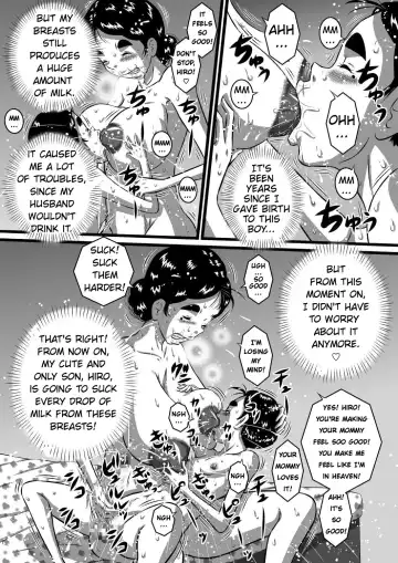[Point Takashi] Itoshii Musuko ni Segamarete... Bakunyuu Inbo... Yoshie | My Beloved Son Begged Me Fhentai - Page 15