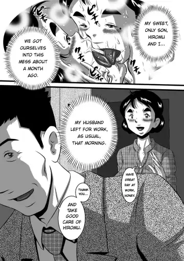 [Point Takashi] Itoshii Musuko ni Segamarete... Bakunyuu Inbo... Yoshie | My Beloved Son Begged Me Fhentai - Page 4