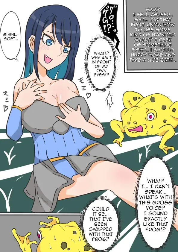 [Chihiro] Female Knight and Frog Monster Swap Fhentai - Page 2