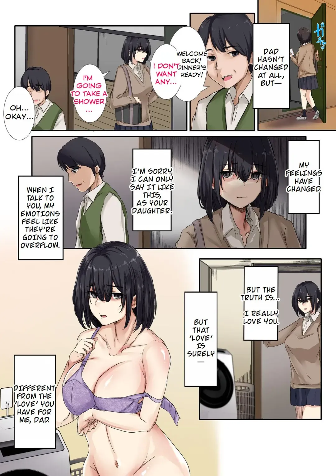 [Kanikoro] Otou-san to Sex Shitara Dame desu ka? | Is it wrong to have sex with my dad? Fhentai - Page 13