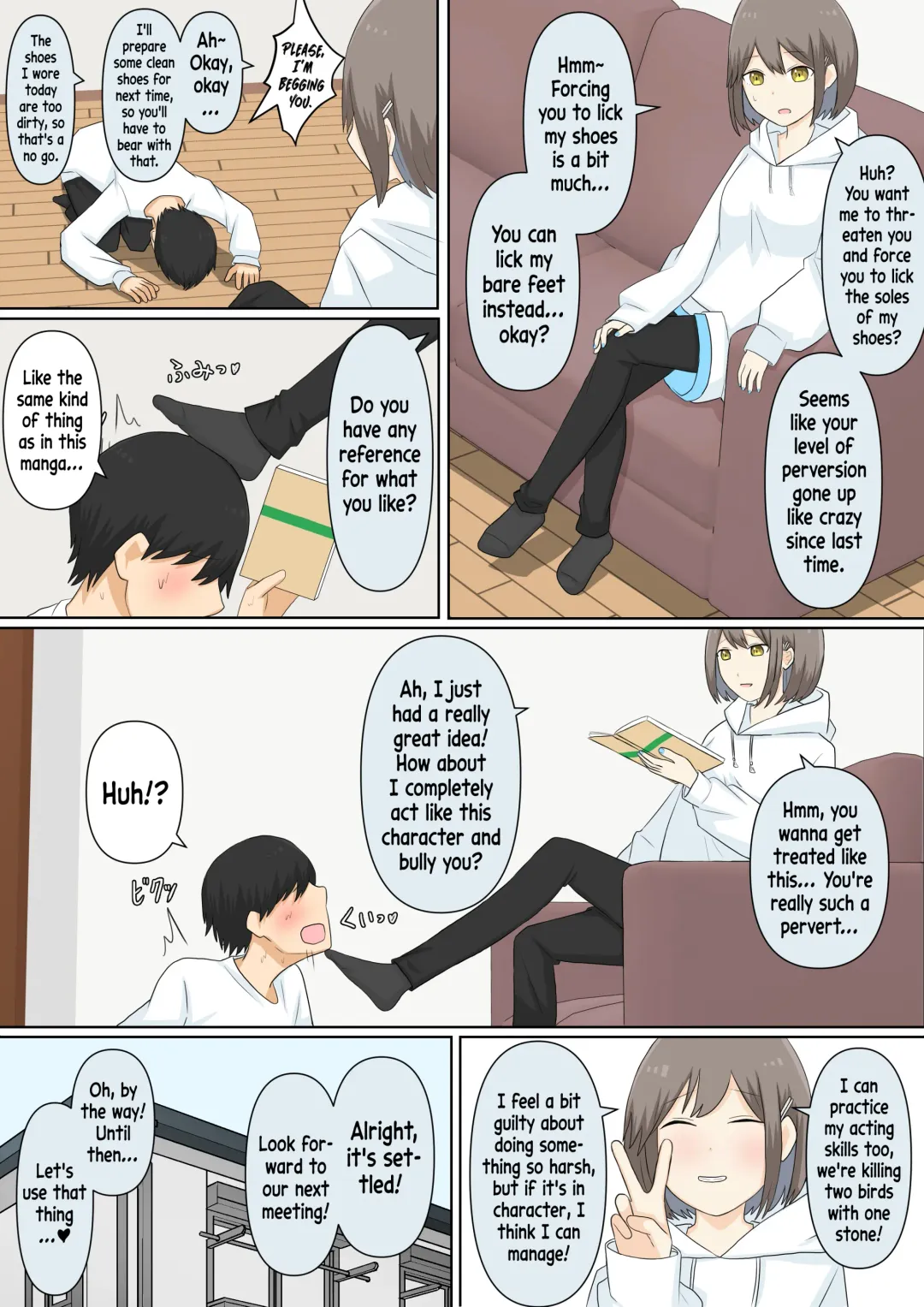 [Ameno Shigure] A Story About Confessing My Masochistic Tendencies To My Childhood Friend And Having Her Bully Me | Osananajimi Kanojo ni Mazobare Shite Ijimete Morau Hanashi Fhentai - Page 22
