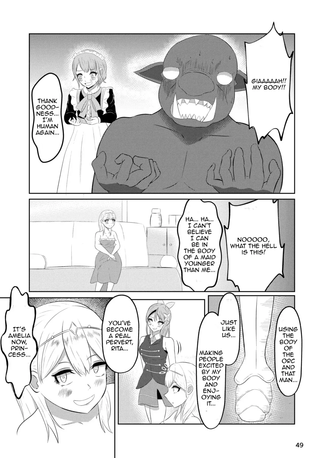 [Zaregoto Hituji] Hime to Kishi wa Nukarumi ni Kawaru | Princess And Knight Replaced Fhentai - Page 48