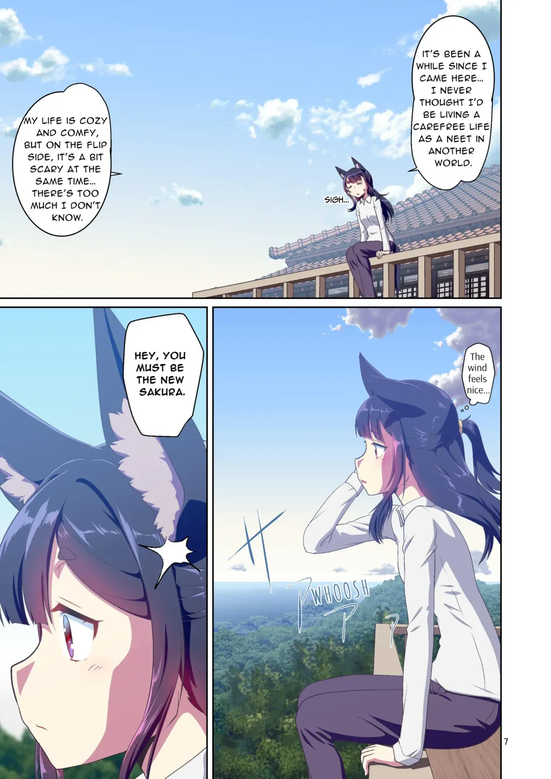 [Fumotono Mikoto] Me ga Sametara Kemomimi Shoujo ni Natteita Ohanashi 2 | When I Awoke I Had Become An Animal Eared Girl 2 Fhentai - Page 7