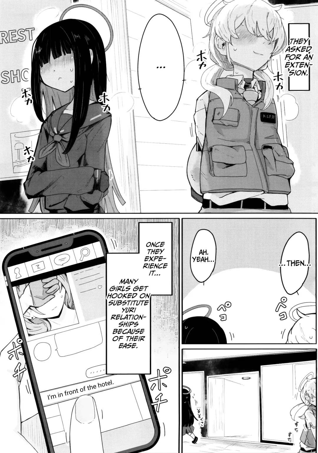 [Henoeno] Kivotos ni Otoko ga Zenzen inai nara Mobu doushi de Yuri Koui ni Fukeru koto ga Attemo Shikatanai yone. Fhentai - Page 24