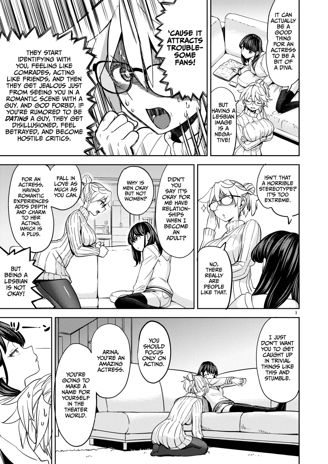 [Ayane] Joyuu Arina to Kazumi Mane | Actress Arina and Manager Kazumi Fhentai - Page 4