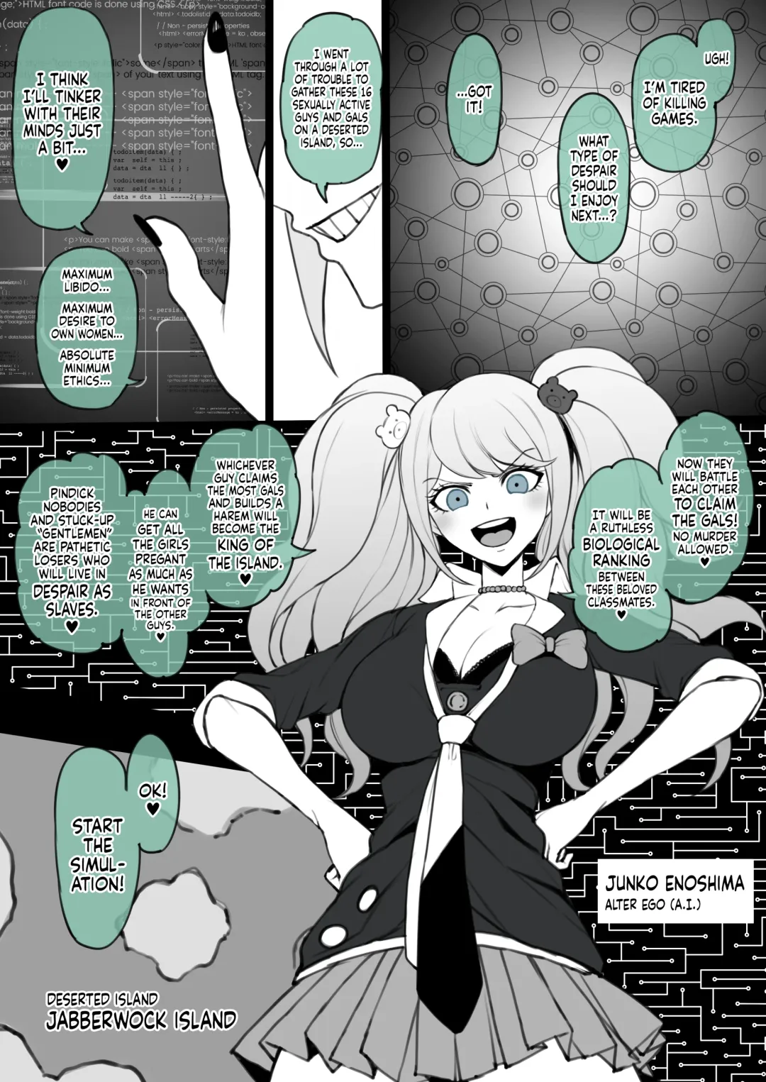 [Terasu Mc] Danganronpa 2 Fhentai - Page 1