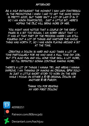 [Hachijuu] Dominating Lady Dimitrescu Fhentai - Page 27