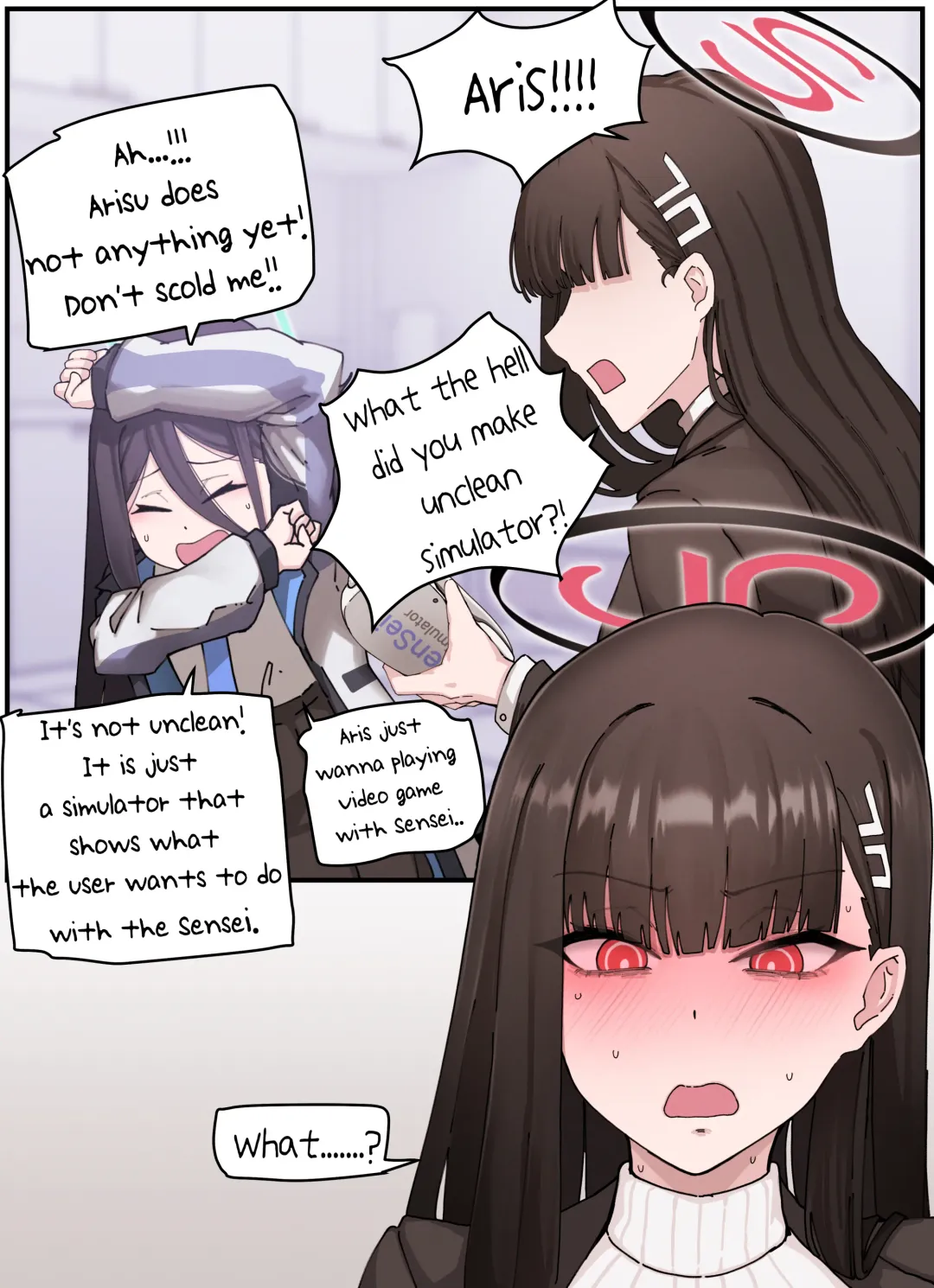 [Horori] Kivotos Gravure #03  Sensei simulator Fhentai - Page 9