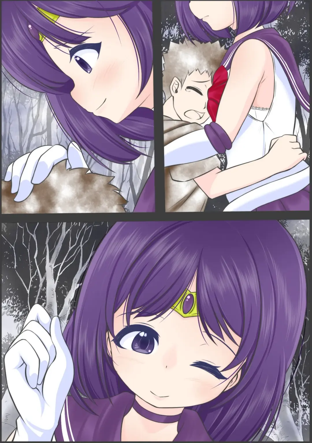 [Yoihoshi Hikari] Se-Ra Saturn fights against the lewd beast, but is forced to drink a large amount of parasites, is defeated, and is preyed upon. Fhentai - Page 15