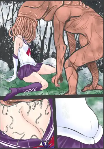 [Yoihoshi Hikari] Se-Ra Saturn fights against the lewd beast, but is forced to drink a large amount of parasites, is defeated, and is preyed upon. Fhentai - Page 21