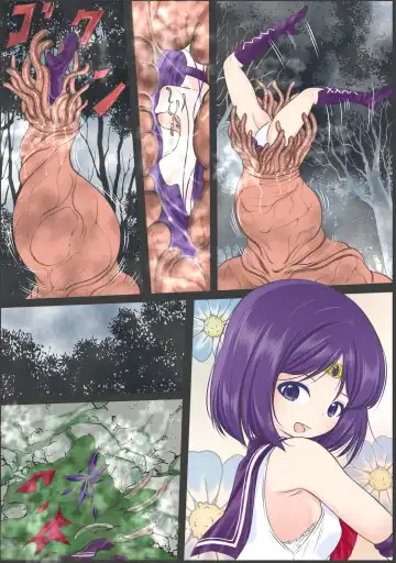 [Yoihoshi Hikari] Se-Ra Saturn fights against the lewd beast, but is forced to drink a large amount of parasites, is defeated, and is preyed upon. Fhentai - Page 24