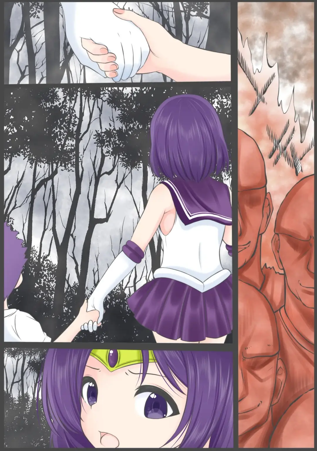 [Yoihoshi Hikari] Sexy Saturn is grabbed, stabbed with a sword, and raped just like the rape scene in the movie Jean d'Arc. Fhentai - Page 13