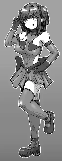 She's an arrogant little magical girl, but no matter how ugly her enemy is, she'll never lose! Fhentai - Page 38