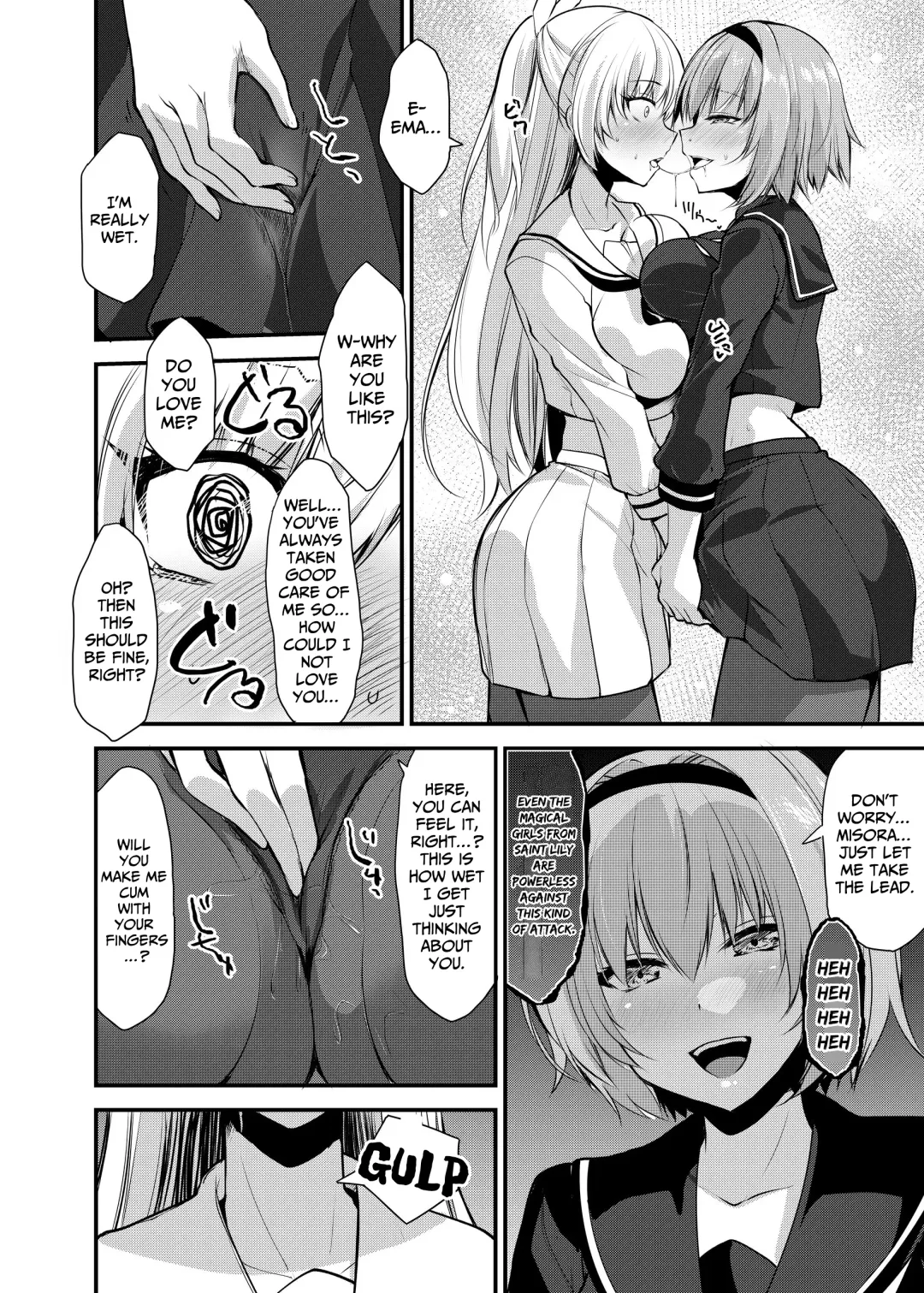 [Kirisaki Byakko] Magical Girl Saint Lily: Contamination ~Until My Best Friend Corrupts A Magical Girl To Evil~ Fhentai - Page 17