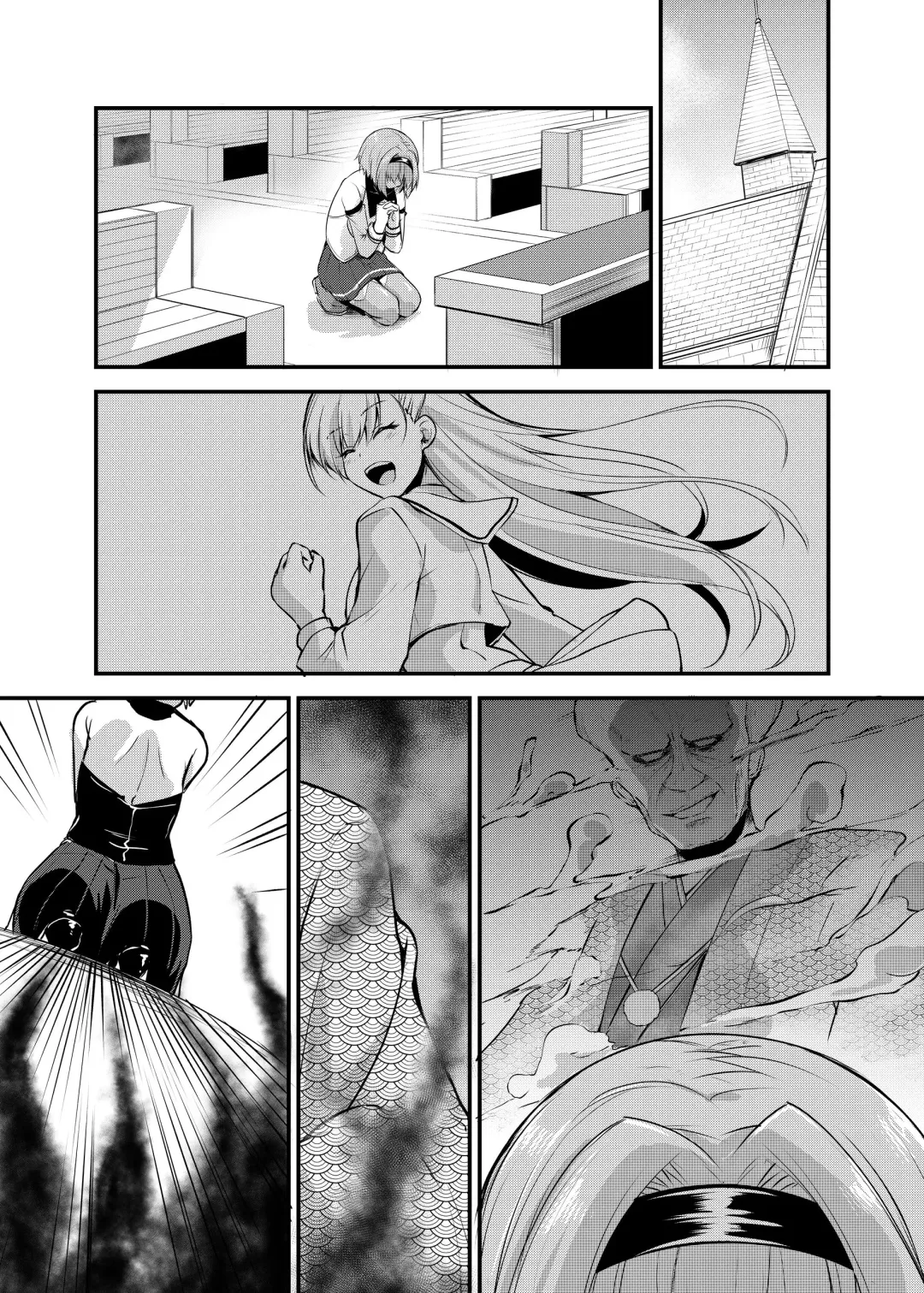 [Kirisaki Byakko] Magical Girl Saint Lily: Contamination ~Until My Best Friend Corrupts A Magical Girl To Evil~ Fhentai - Page 44