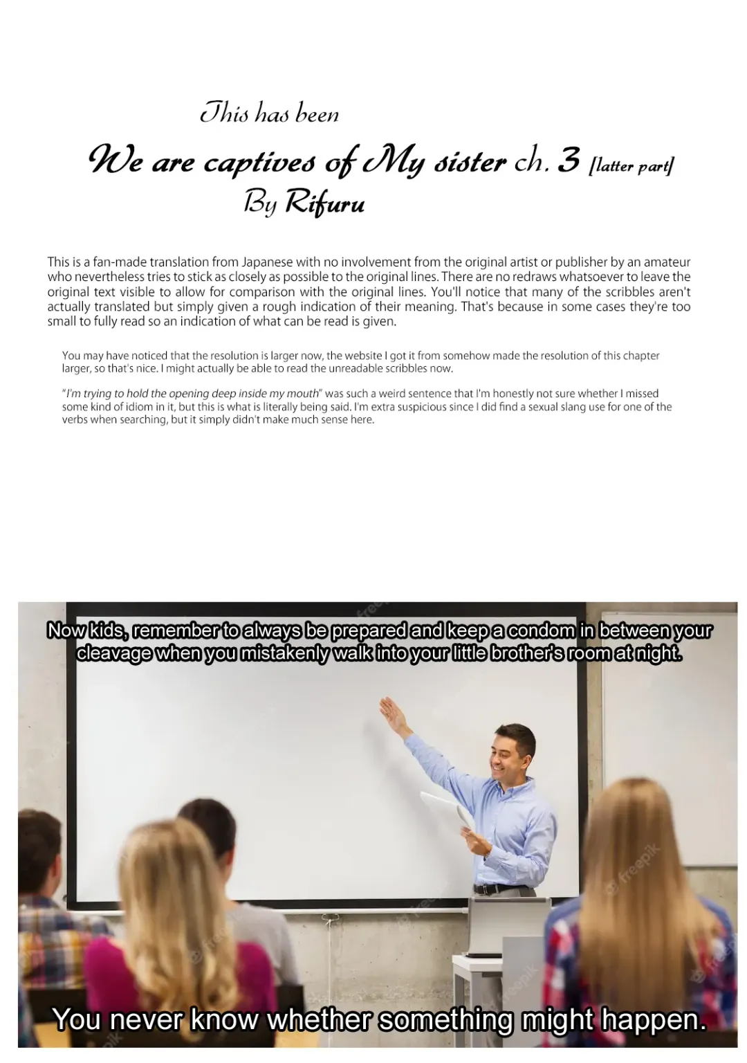 [Rifuru] Boku-tachi wa Onee-chan no Toriko - We are captives of My sister Ch. 3 Kouhen Fhentai - Page 18