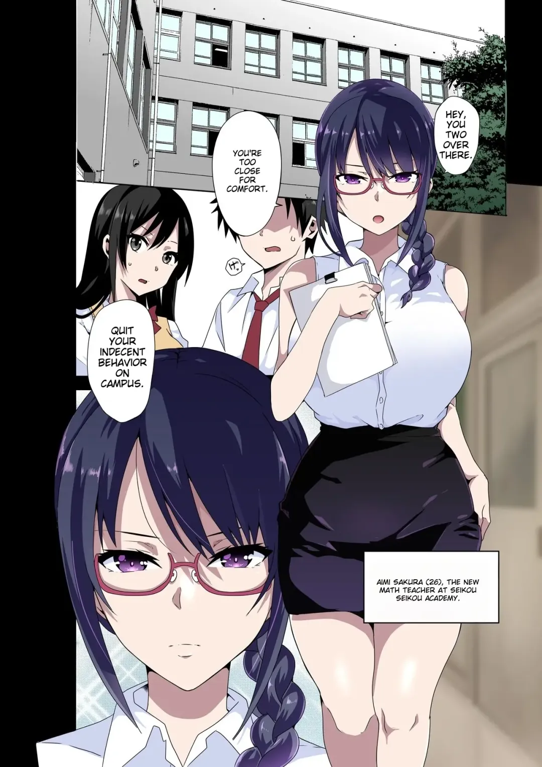 [Macho.] Midara na Sensei wa Kirai desu ka? ~Sakura Aimi no Baai~ | Do you hate lewd teachers? ~The Case of Sakura Aimi~ Fhentai - Page 2