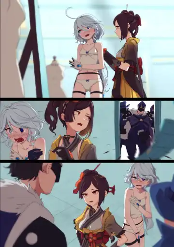 Read [Yamomo] Chiori + Furina (decensored) - Fhentai