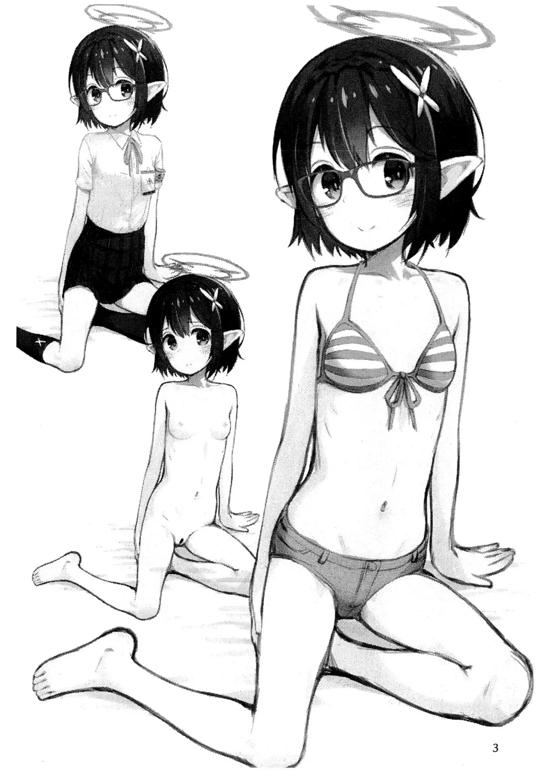 [Kokekokko Coma] BluArch no Rakugaki-bon 3 Fhentai - Page 3