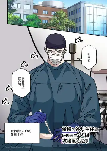 Read [Hoshitani Kyo] Gouman na Geka Buchou o Resident Futari de Toro Ochi Sasemashita | 傲慢的外科主任被研修醫生2人組攻陷墮入泥潭 - Fhentai