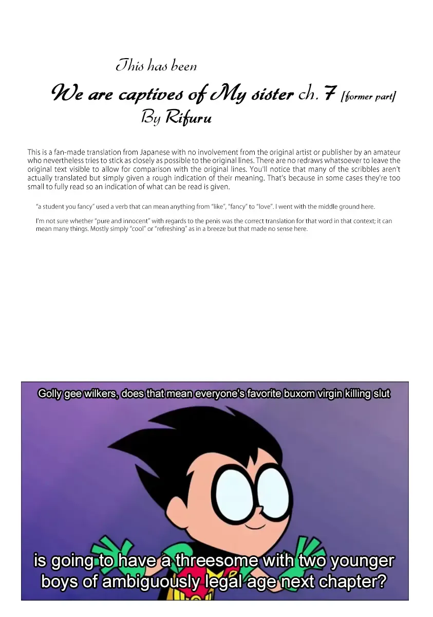 [Rifuru] Boku-tachi wa Onee-chan no Toriko - We are captives of My sister Ch. 7 Zenpen Fhentai - Page 18