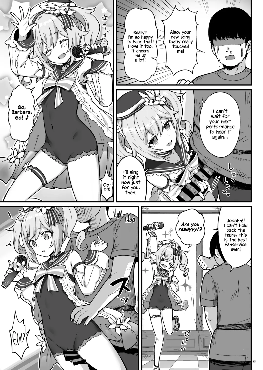 [Momosawa] Barbara-chan ga Ecchi na Chiryou o Shite kureru Hon | Barbara's Sexual Treatment Fhentai - Page 14