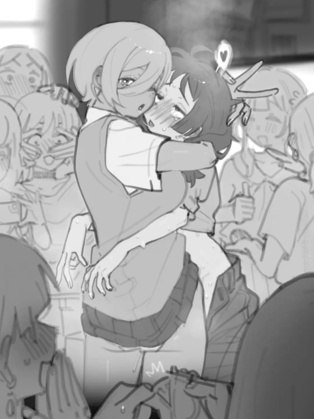 [Hitobashira Aru] 人柱有司 GirlsBandCry futa Fhentai - Page 1