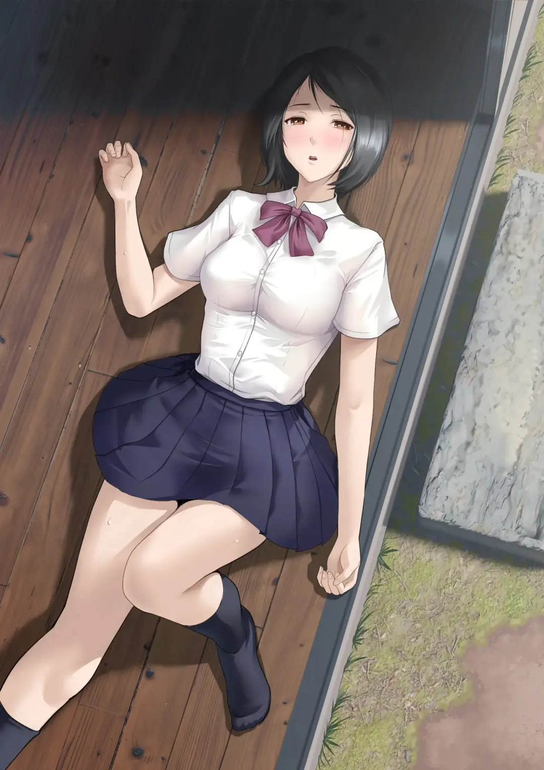 Tonari no ojisan no shisen ga ki ni natte… Fhentai - Page 1