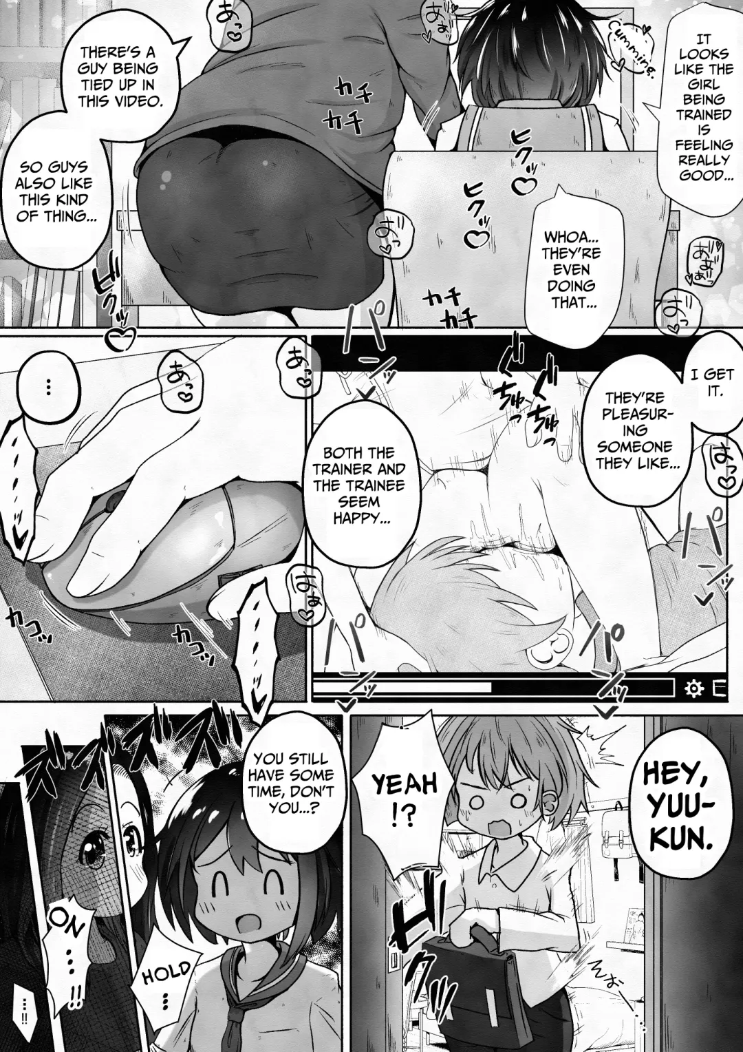 [Neko Daifuku] Otoko no Ko ga Osananajimi no Shimai ni Kairaku Choukyou Saserareru Ohanashi | Pleasure Training By Two Sisters Fhentai - Page 6