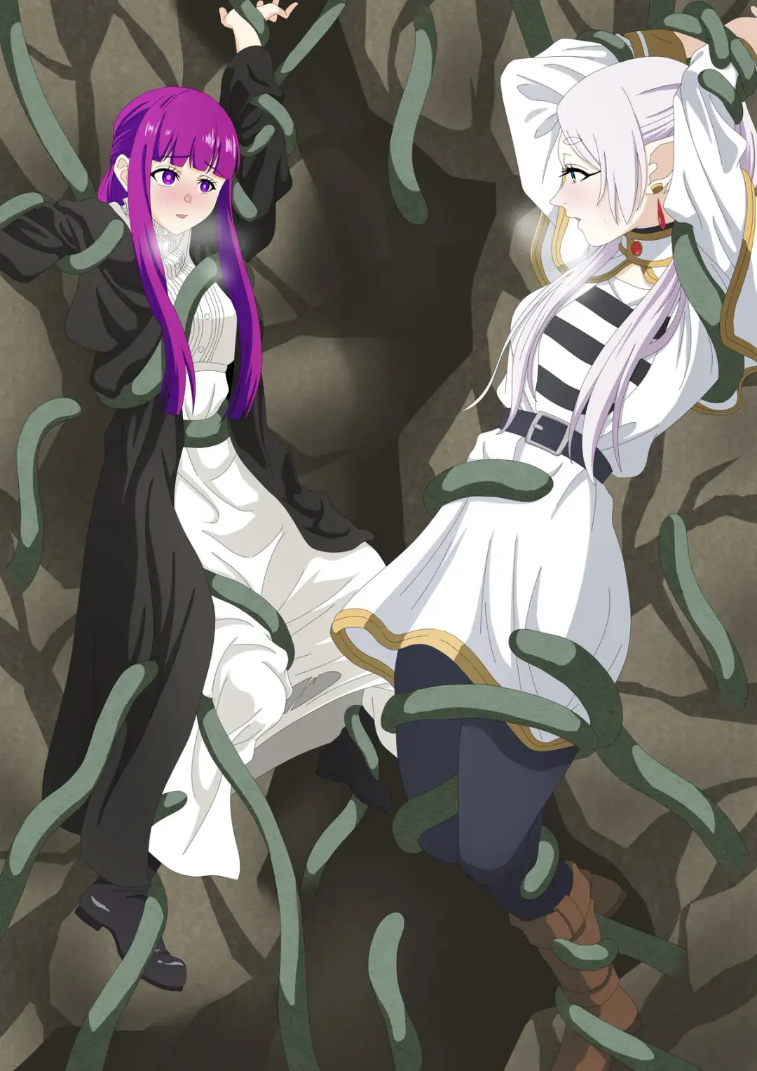 [Pino] 触手に犯されるフリーレンとフェルン Fhentai - Page 6