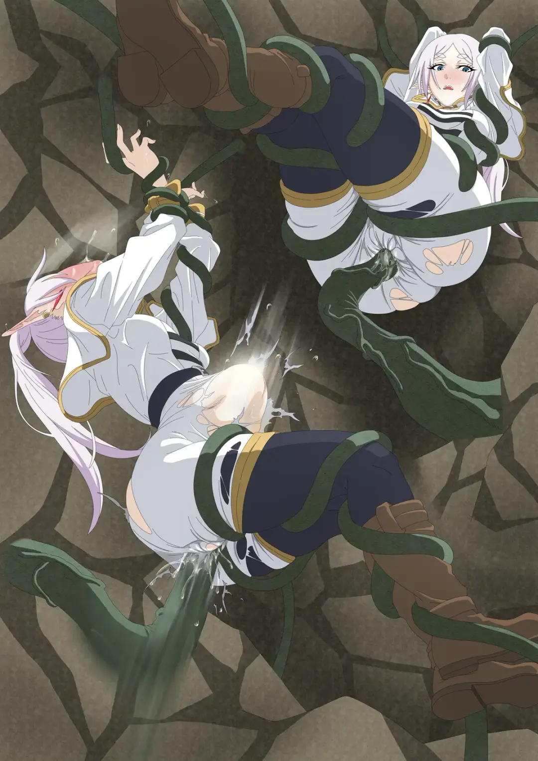 [Pino] 触手に犯されるフリーレンとフェルン Fhentai - Page 7