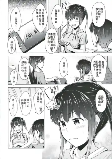 [Ogataaz] Saikin Imouto no Oppai ga Ki ni Natte Shikataganai | 最近对妹妹的胸部在意得不得了 Fhentai - Page 4