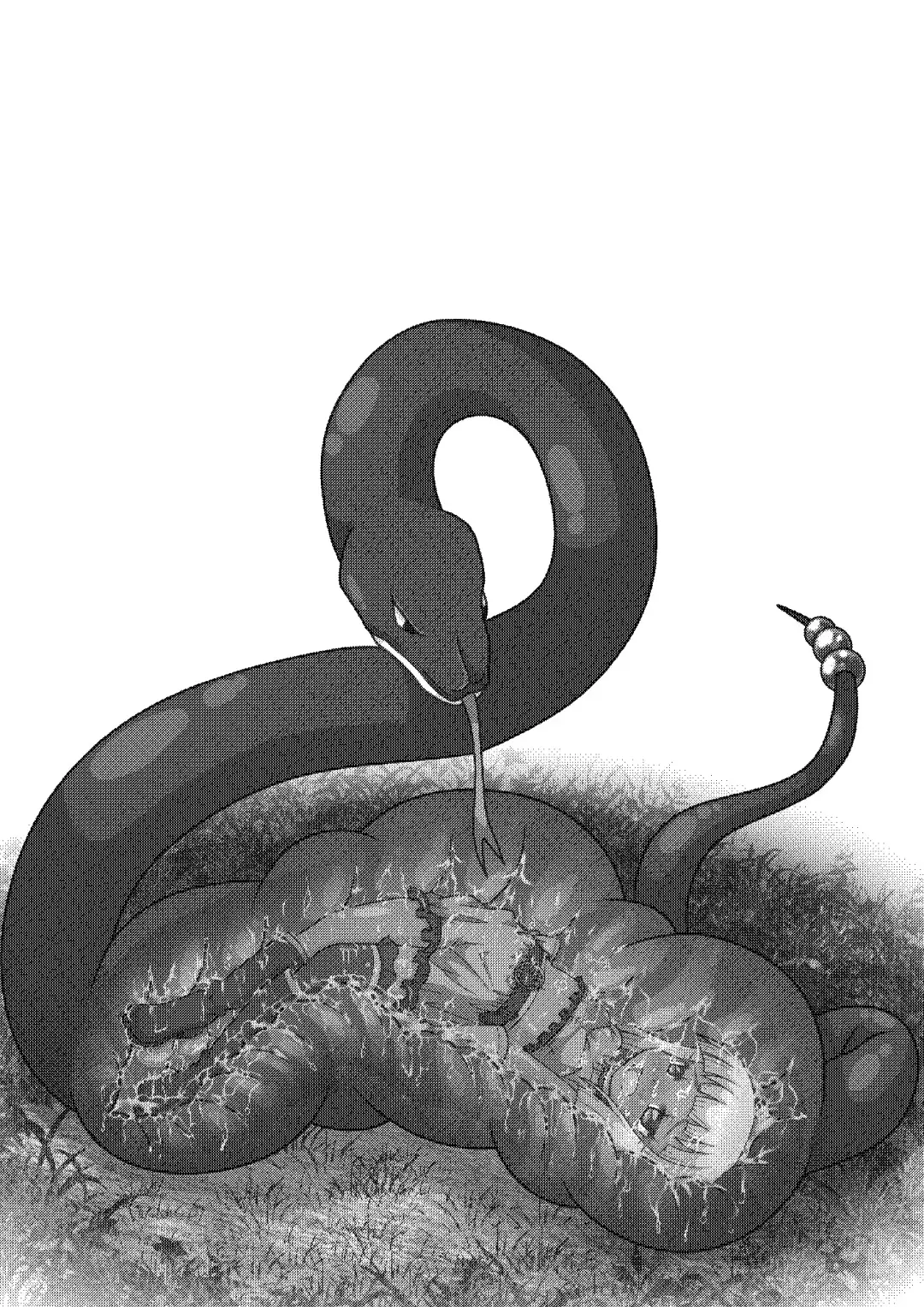 [Sis] Kasshoku loli-kko shiifu ga Kyodai hebi ni Ikinari marunomi sarechau ohanashi. Fhentai - Page 13