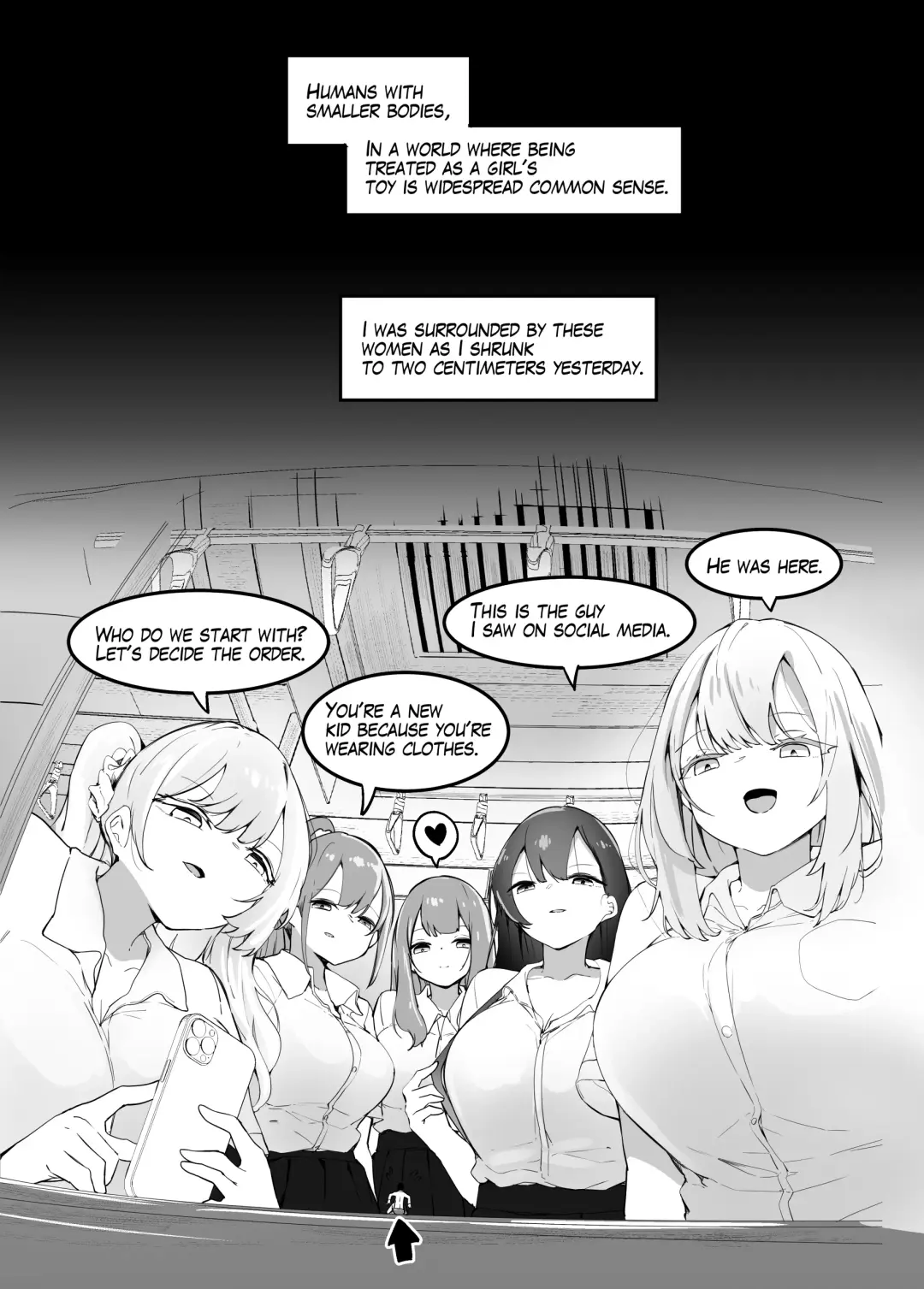 [Marushamo] Surrounded By Girls On The Train Fhentai - Page 1