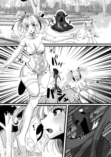 Mahou Shoujo Saint Lily Shinshoku ~Mahou Shoujo ga Ecchi na Teki ni Haiboku Shite Akuochi Kaijin-ka Suru Made~ - Magical girl Saint Lily Erosion Fhentai - Page 46