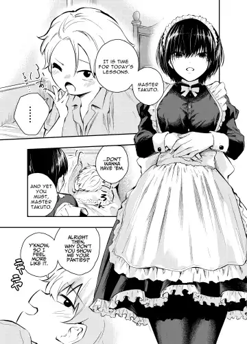 [Hatsuyasumi] Bijin Maid wa Namaiki Shota o Wakaraseru | A Beautiful Maid Teaches a Cheeky Shota a Lesson Fhentai - Page 3