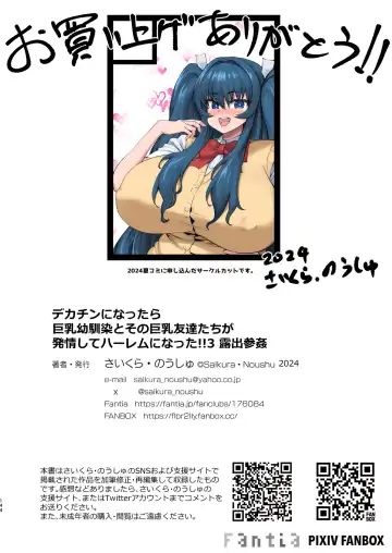 Dekachin ni Nattara Kyonyuu Osananajimi to Sono Kyonyuu Tomodachi-tachi ga Hatsujou shite Harem ni Natta!! 3 Exposure Fhentai - Page 144