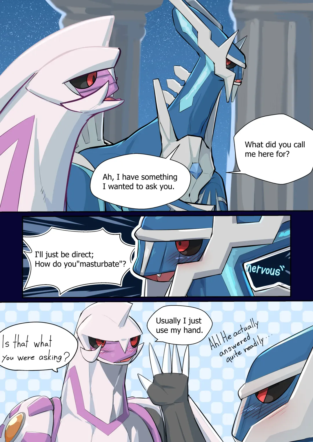 Dialga x Palkia Fhentai - Page 1