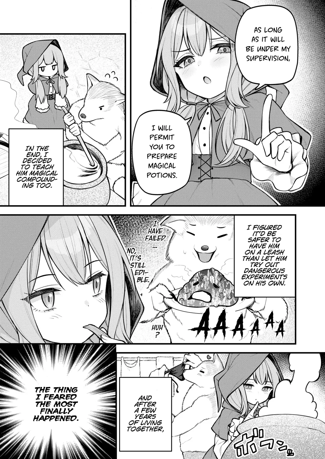 [Binsen] Akazukin to Fujimi no Ookami-san Zenpen | Little Red Riding Hood and the Immortal Wolf Part 1 Fhentai - Page 9