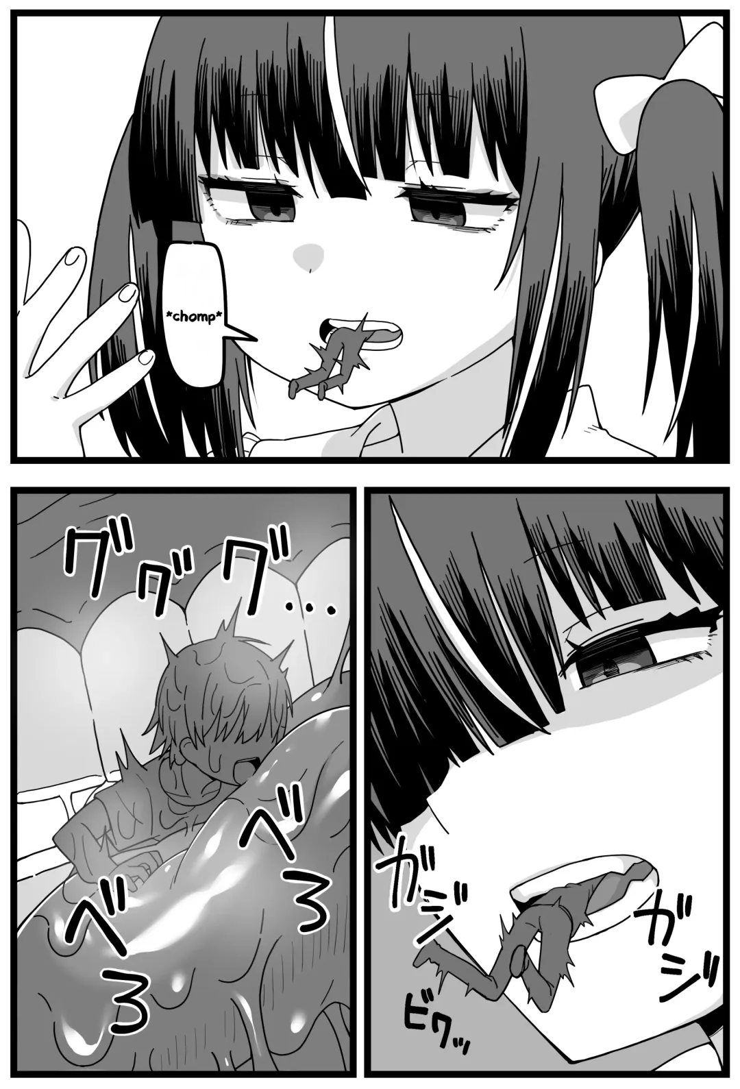 [Shiheki] Uwaki ga Barete Kanojo ni Chiisaku Sarete Taberareru Manga | Caught Cheating, Shrunk, and Eaten by His Girlfriend Fhentai - Page 10