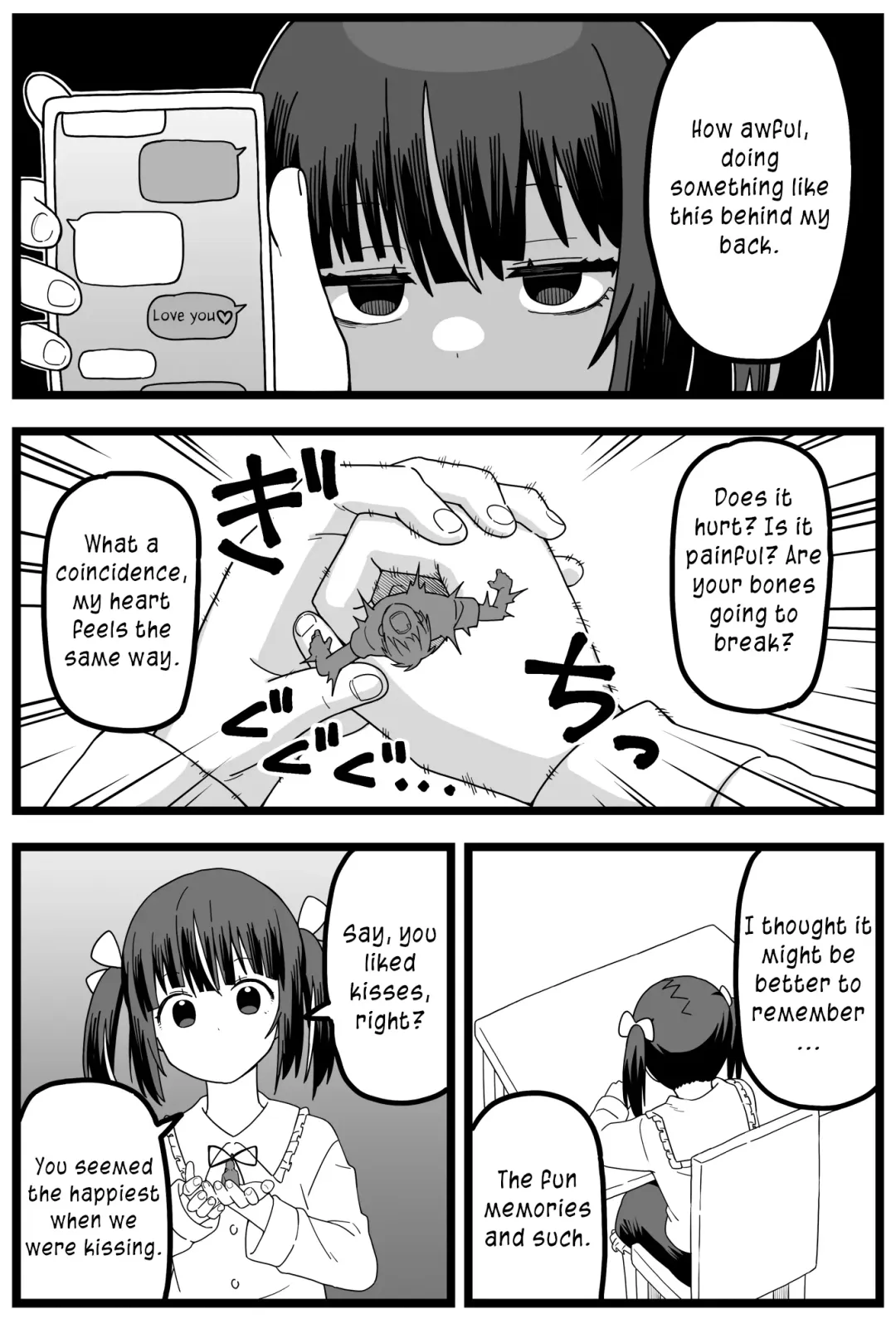 [Shiheki] Uwaki ga Barete Kanojo ni Chiisaku Sarete Taberareru Manga | Caught Cheating, Shrunk, and Eaten by His Girlfriend Fhentai - Page 7