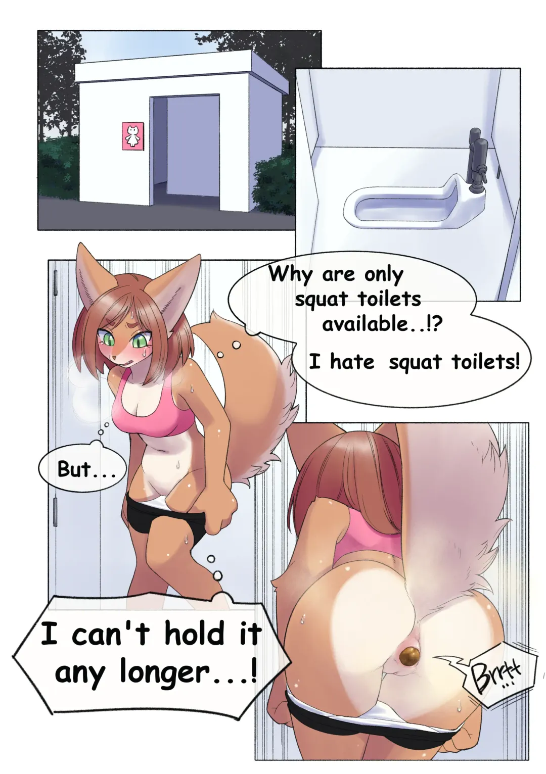 [Uno Usaya] The Urge to Poop while Jogging Fhentai - Page 2