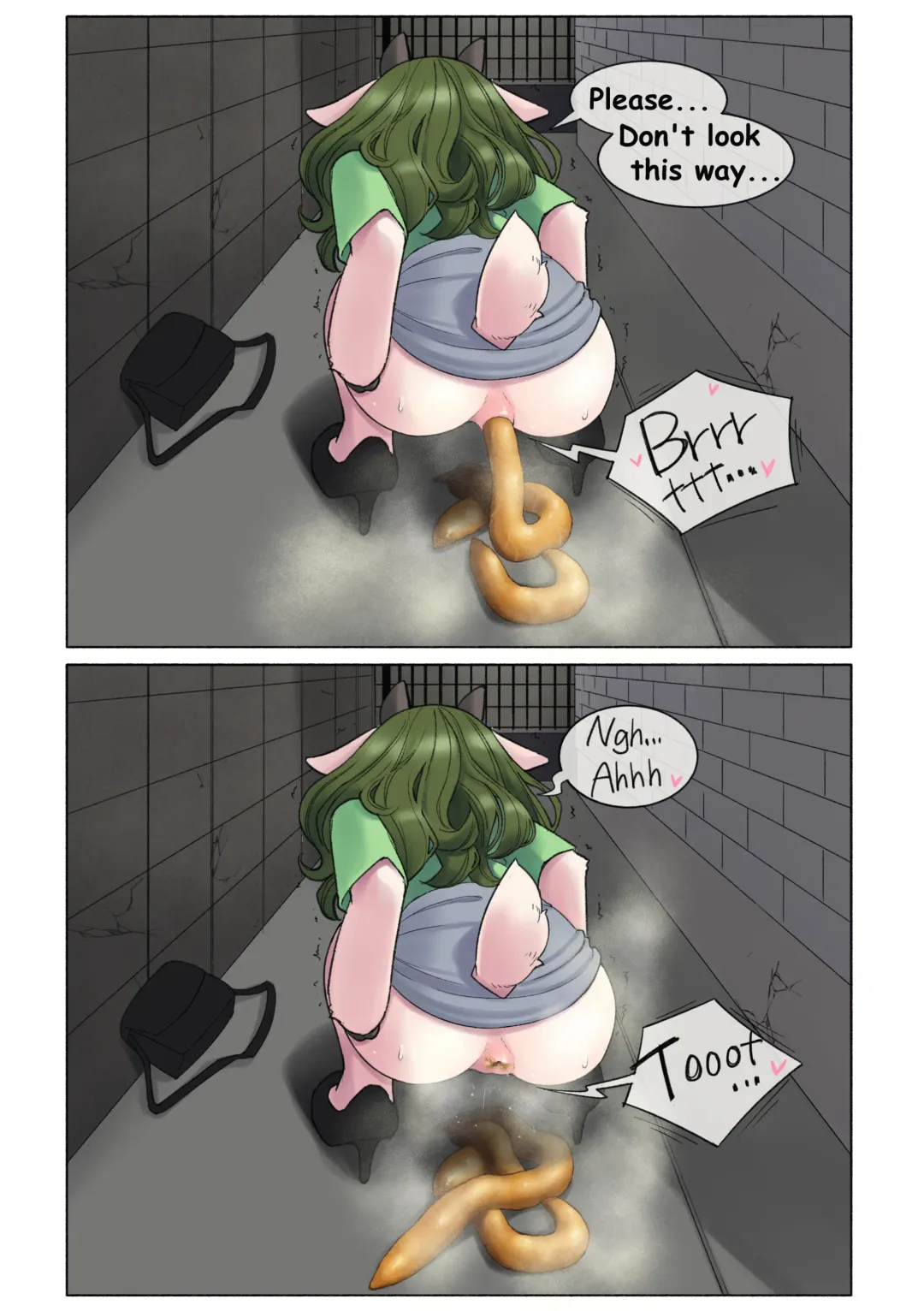 [Uno Usaya] Big Deer Girl Takes Big Poop Fhentai - Page 5