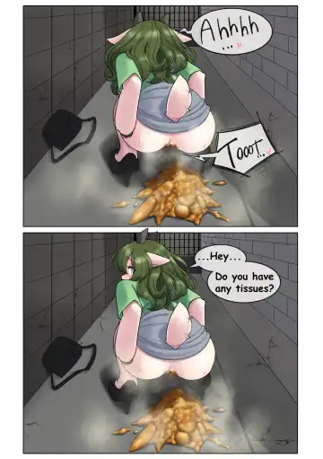[Uno Usaya] Big Deer Girl Takes Big Poop Fhentai - Page 7
