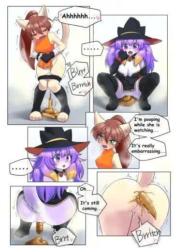 [Uno Usaya] Waiting in Line While Holding her Poop Fhentai - Page 12