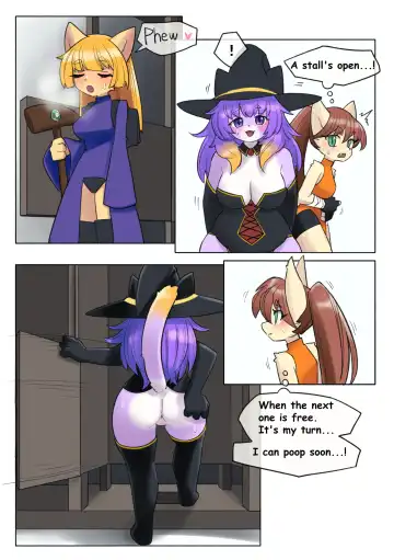 [Uno Usaya] Waiting in Line While Holding her Poop Fhentai - Page 2