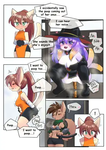 [Uno Usaya] Waiting in Line While Holding her Poop Fhentai - Page 4